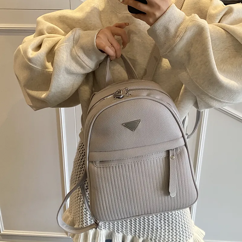 Wenpercy PU Backpack Women's Multicolor-14