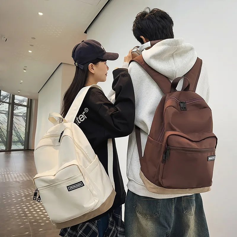 Wenpercy Nylon With Mesh Backpack Unisex Multicolor-10