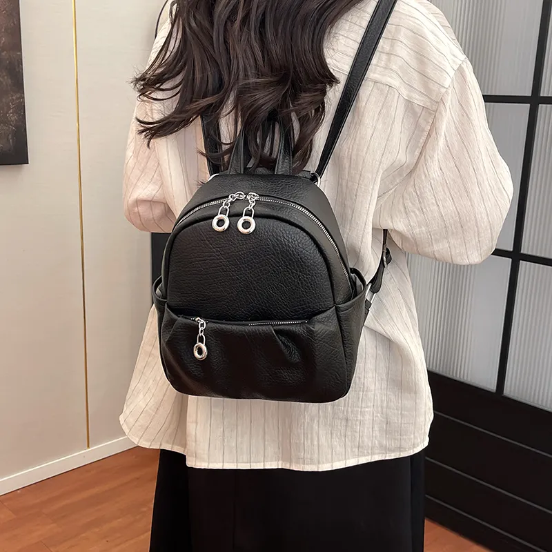 Wenpercy PU Backpack Regular Women's Multicolor-10