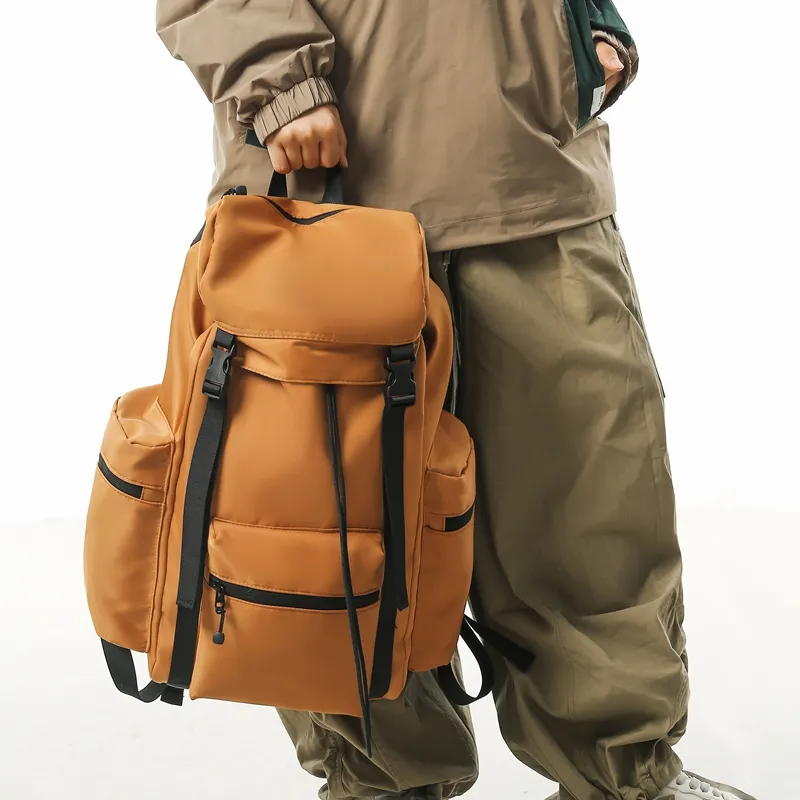 Wenpercy Nylon Backpack Regular Unisex Multicolor-13