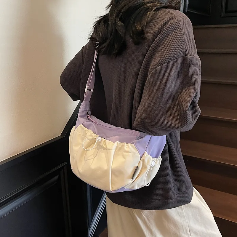 Wenpercy Fabric Shoulder Bag Women's Multicolor-7