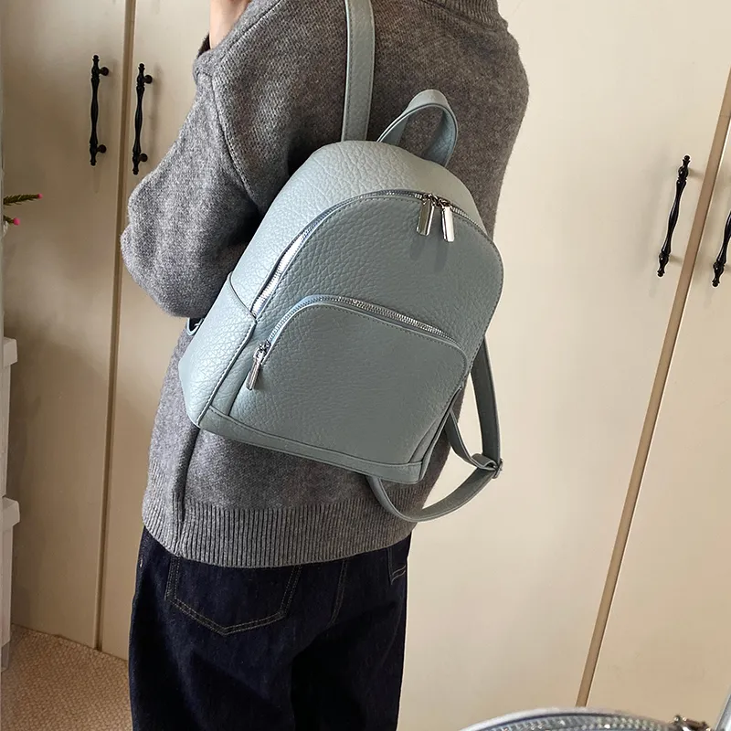 Wenpercy PU Backpack Unisex Multicolor-20