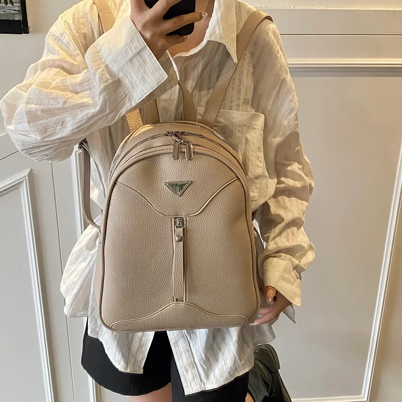 Wenpercy PU Backpack Women's Multicolor-2