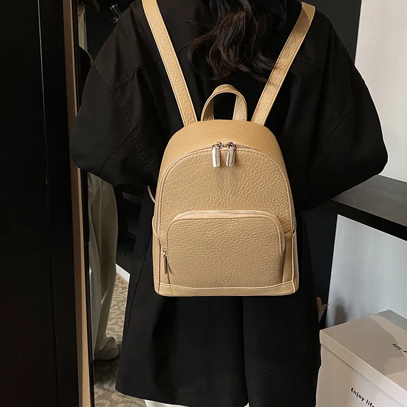 Wenpercy PU Backpack Unisex Multicolor-23