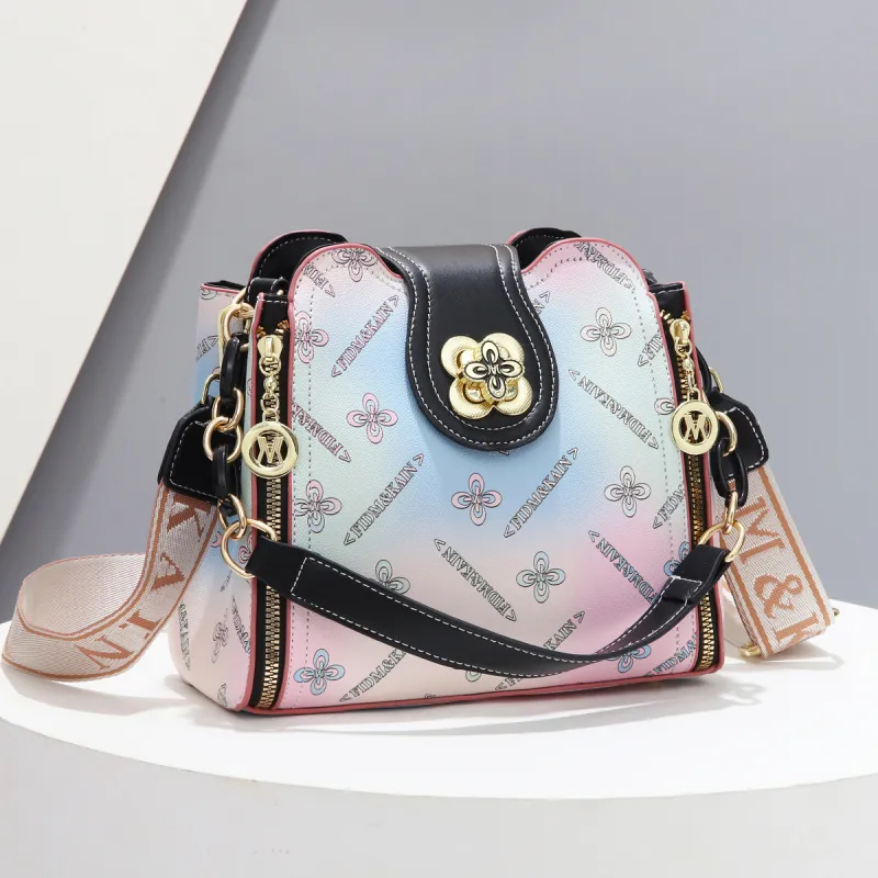 Cool PU Shoulder Bag, Handbag Women's Multicolor-5