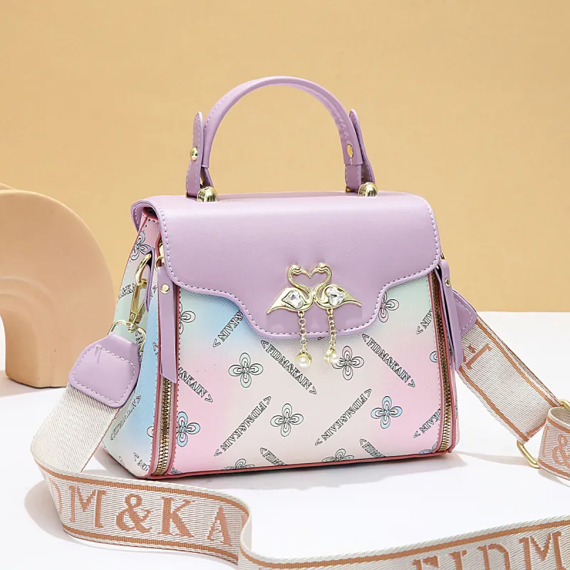 Cool PU Handbag Women's Multicolor-5