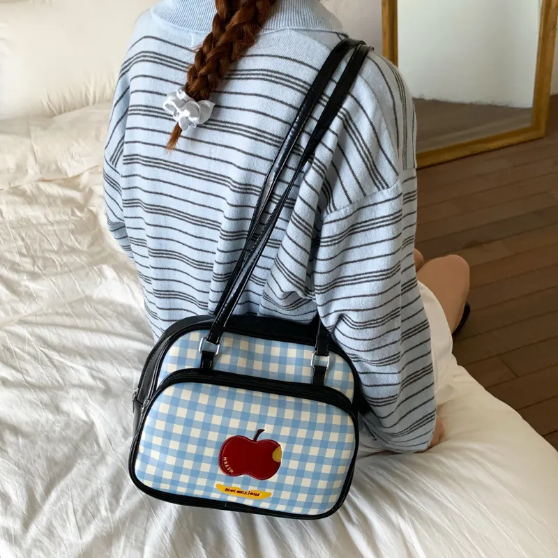 ALLDeaR PU One Shoulder Handbag Women's Multicolor-5