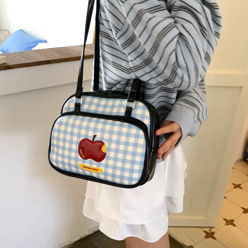 ALLDeaR PU One Shoulder Handbag Women's Multicolor-4