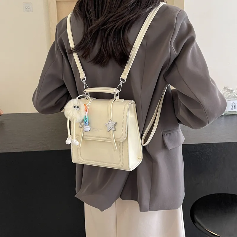 ALLDeaR PU Backpack Women's Multicolor-4