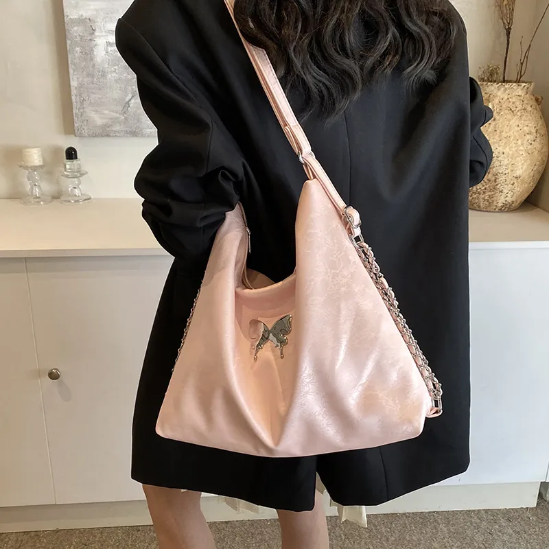 Cool PU Shoulder Bag Crossbody Bag Backpack Women's Black/Pink/Silver/Ecru-6