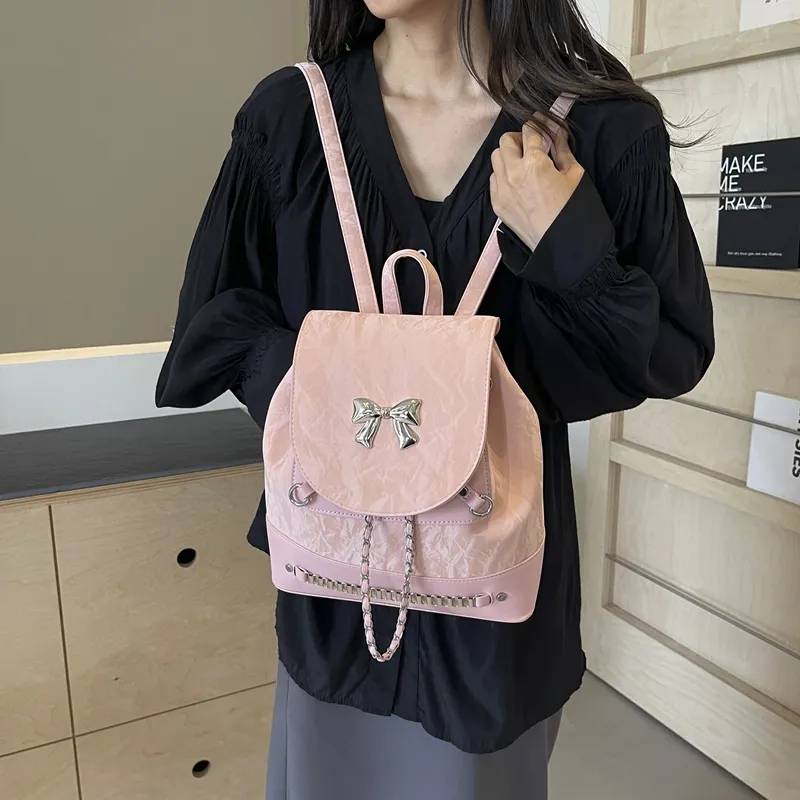 ALLDeaR PU Backpack Women's Multicolor-10