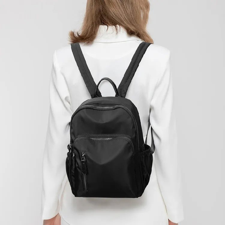 ALLDeaR Oxford Backpack Regular Women's Apricot & Brown/Apricot Gray/Dark Gray/Versatile Black-10
