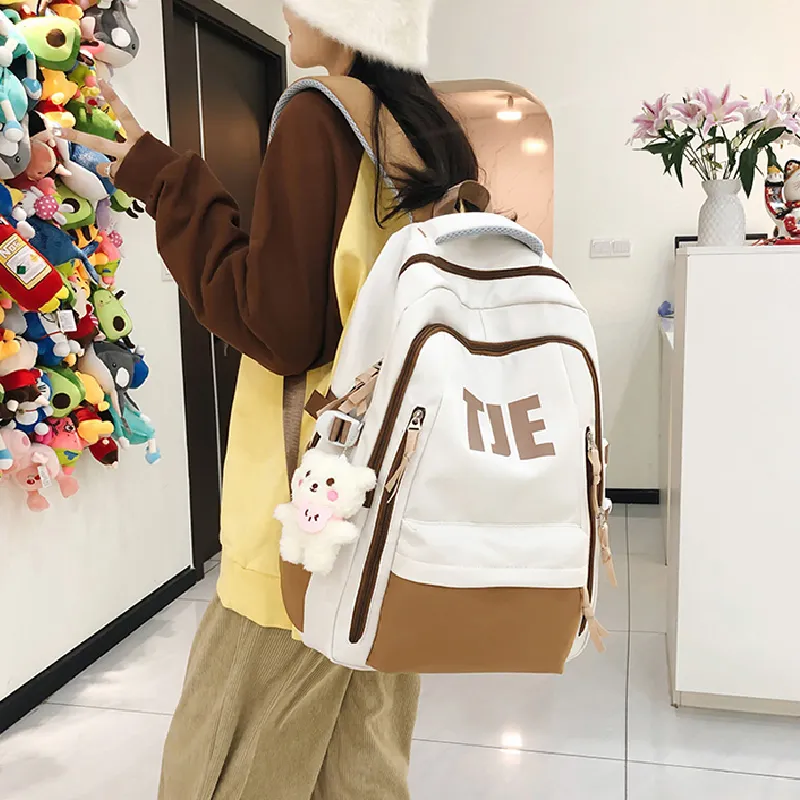 Cool Nylon Shoulder Bag Regular Unisex Multicolor-1