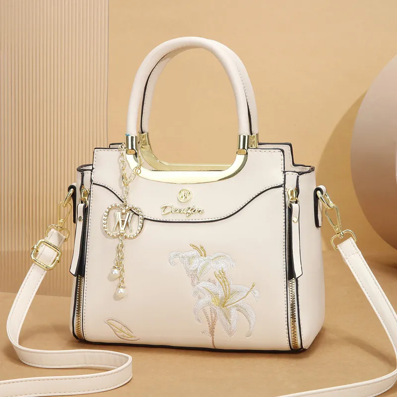 Cool PU One Shoulder Handbag Women's Multicolor-8