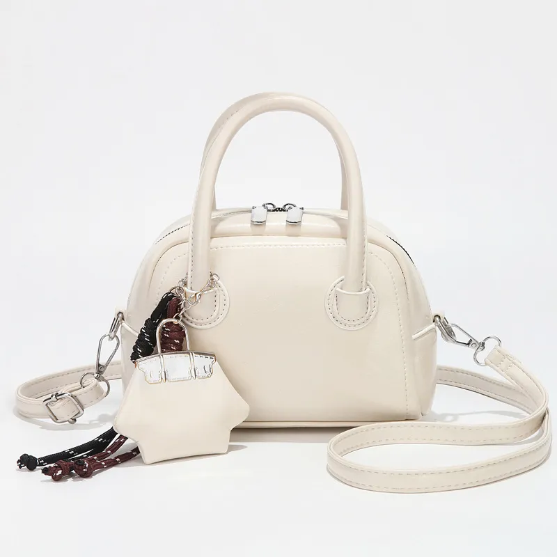 Cool PU Boston Bag, Crossbody Handbag Women's Multicolor-3