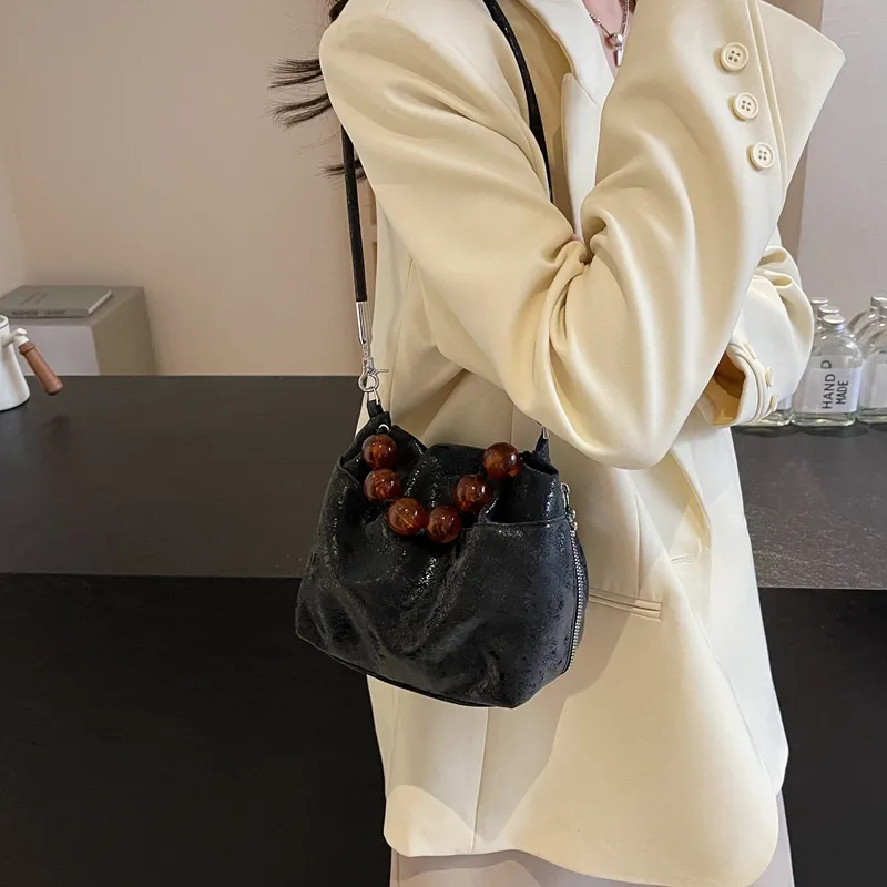 Cool PU Crossbody Bag Shoulder Bag Regular Women's Ecru/Silver/Pink/Green/Black/Blue-18