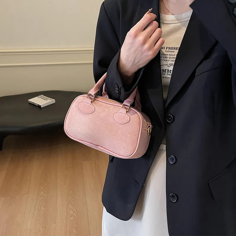 Cool Suede Handbag Women's Brown/Coffee/Pink/Black-10