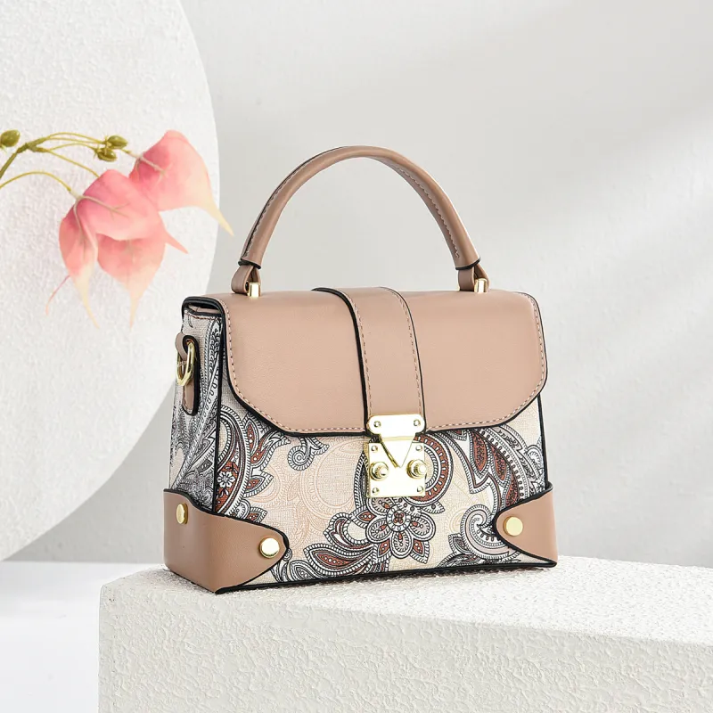Cool Fabric Handbag Women's Multicolor-5