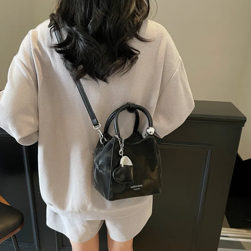Cool PU Handbag Women's Ecru/Pink/Black/Silver-10