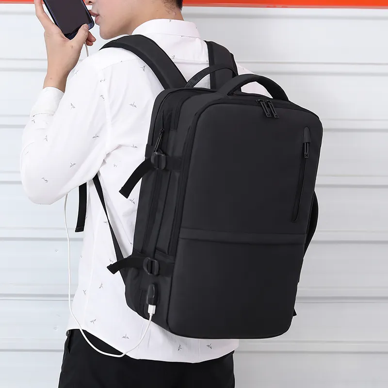 Cool Backpacks Black+Shopping Bag-3