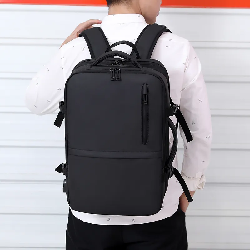 Cool Backpacks Black+Shopping Bag-2