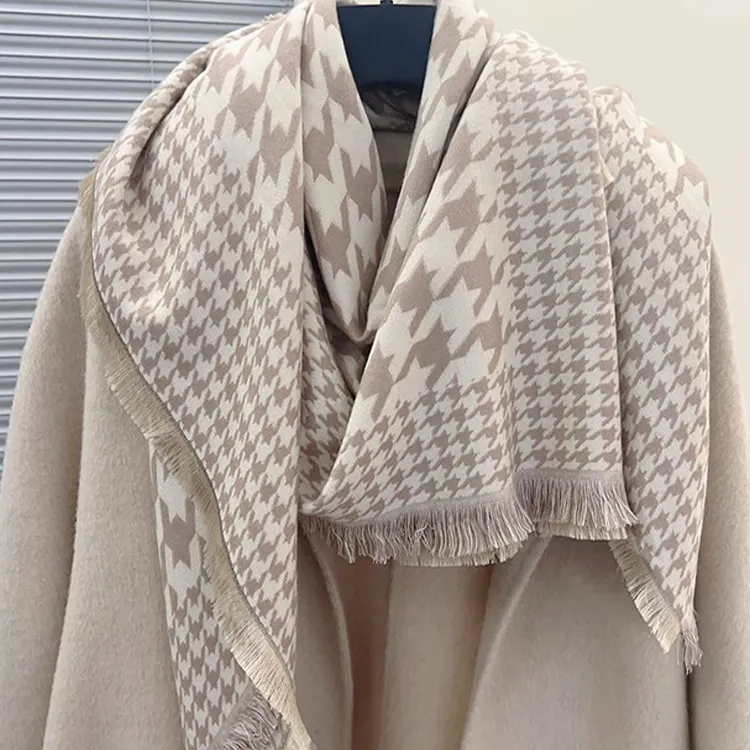 Lagur Cotton Blend Knit Scarves Women's-4