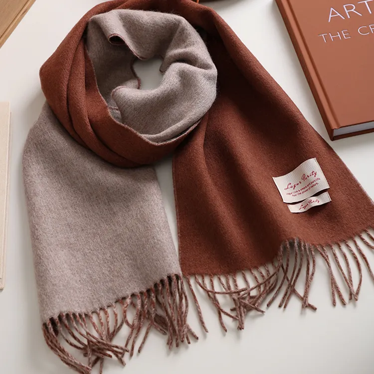 Lagur Lambswool Knit Scarves Unisex-6