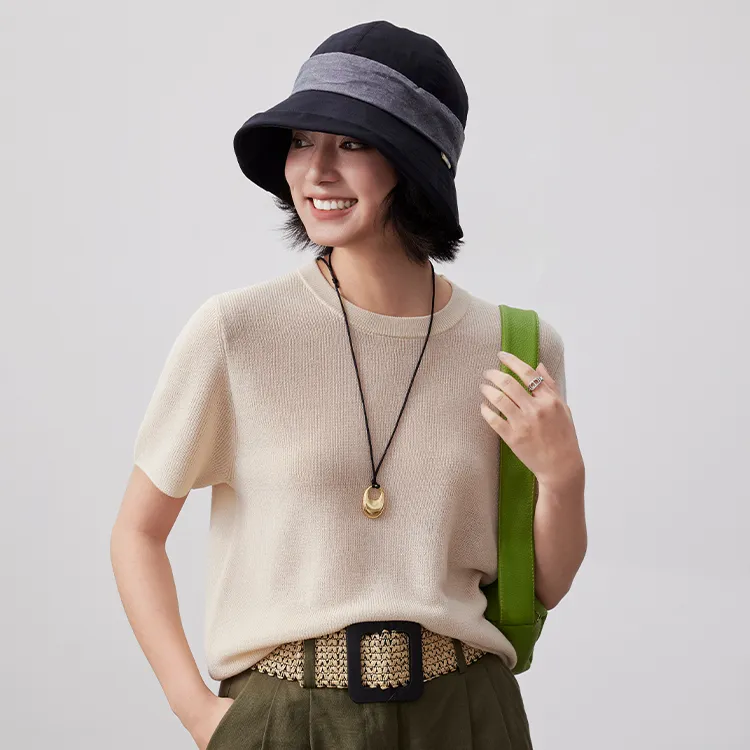 Lagur Cotton Bucket Hats Women's-1