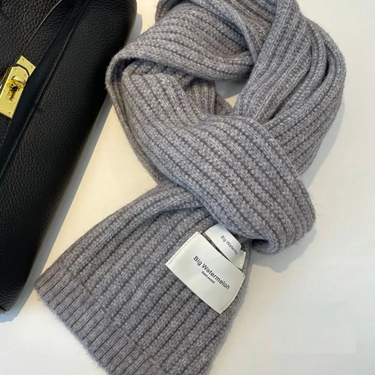 Lagur Chunky Knit Knit Scarves Women's-1