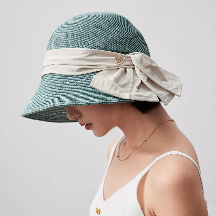 Lagur Polyester Bucket Hats Women's-5