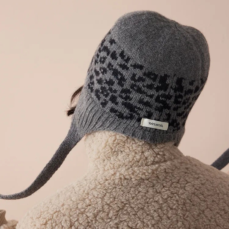 Lagur 100% Wool Beanies Women's-3
