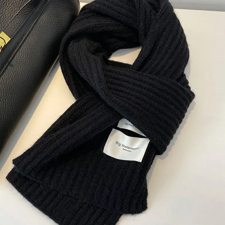 Lagur Chunky Knit Knit Scarves Women's-7