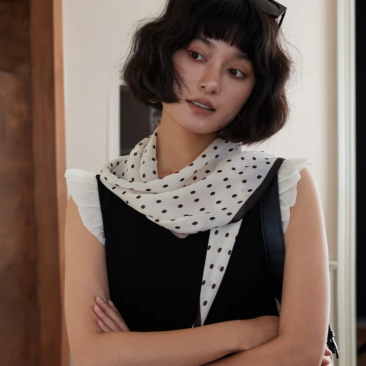 Lagur Mulberry Silk Scarves Women's-1