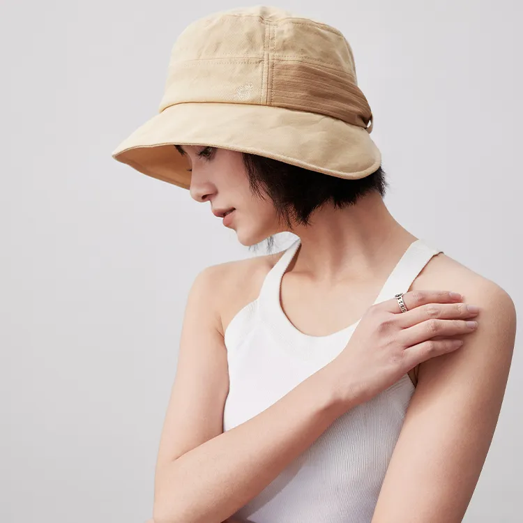 Lagur 100% Cotton Bucket Hats Women's-7