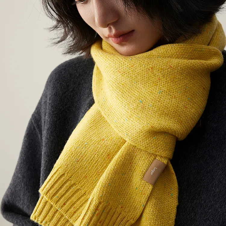 Lagur Wool Knit Scarves Women's-1