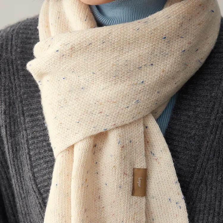 Lagur Wool Knit Scarves Women's-10
