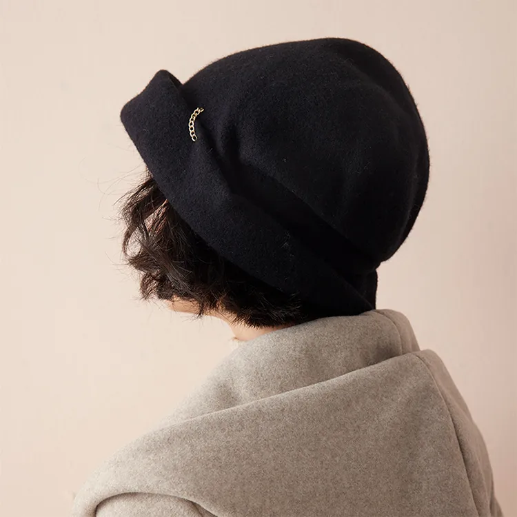 Lagur Pure Wool Bucket Hats Women's-4