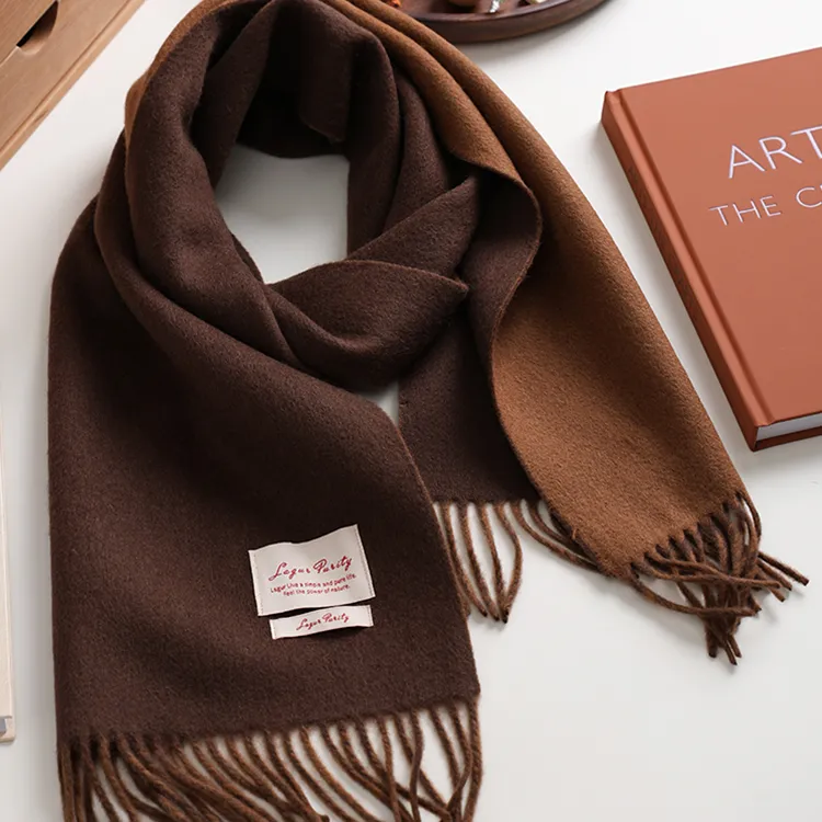 Lagur Lambswool Knit Scarves Unisex-4