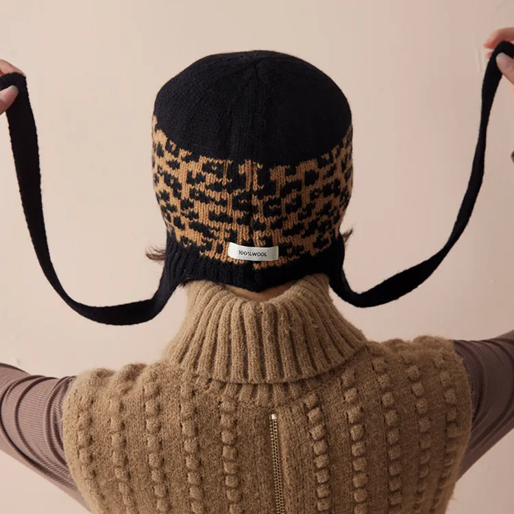 Lagur 100% Wool Beanies Women's-1