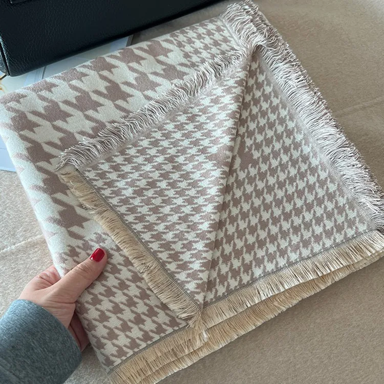 Lagur Cotton Blend Knit Scarves Women's-5