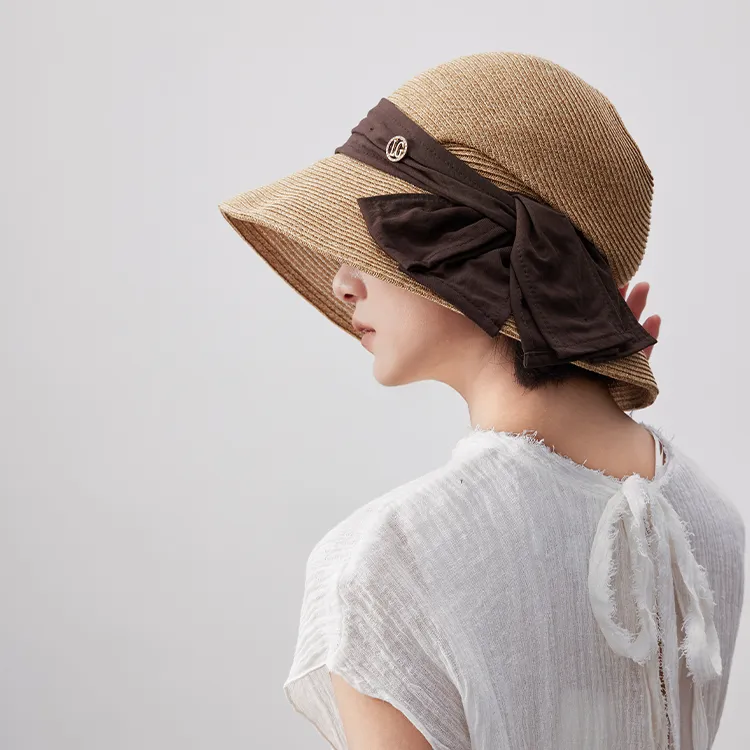 Lagur Polyester Bucket Hats Women's-8