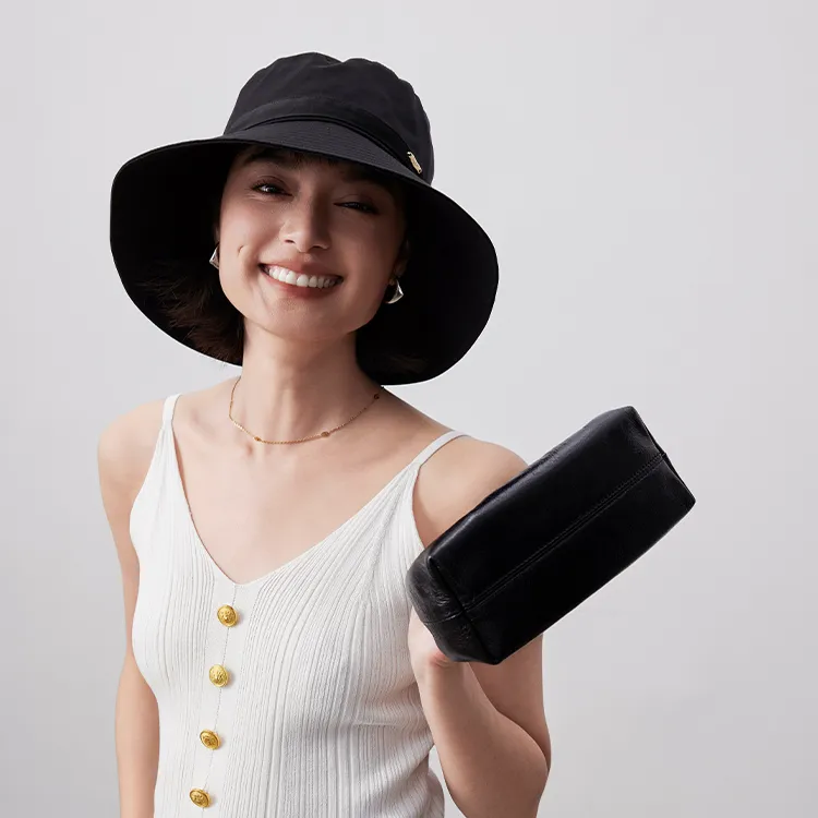 Lagur Cotton Blend Bucket Hats Unisex-4