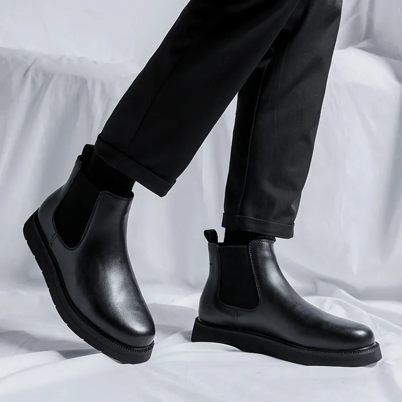 Take A Break Short Chelsea Boots 3.5cm Men's-6