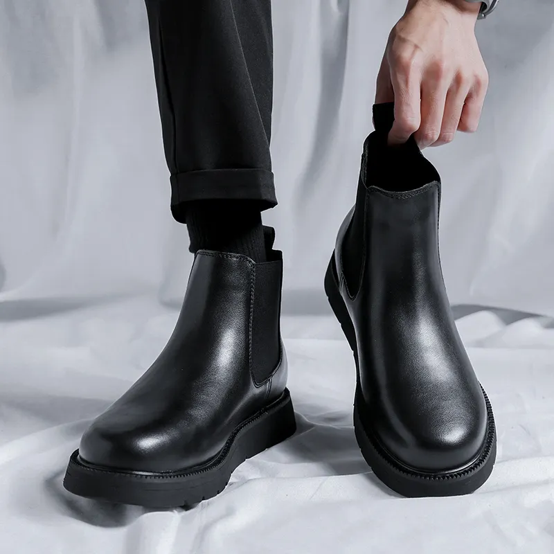 Take A Break Short Chelsea Boots 3.5cm Men's-8