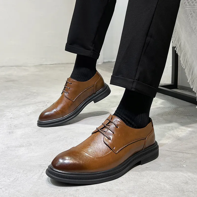 Take A Break Dress Shoes Men's Black-23