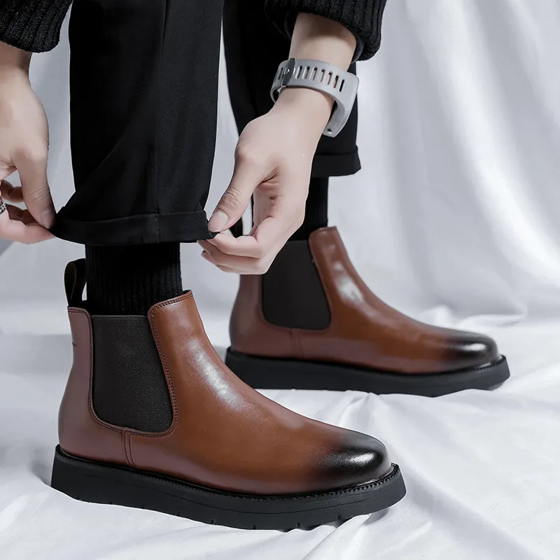 Take A Break Short Chelsea Boots 3.5cm Men's-20