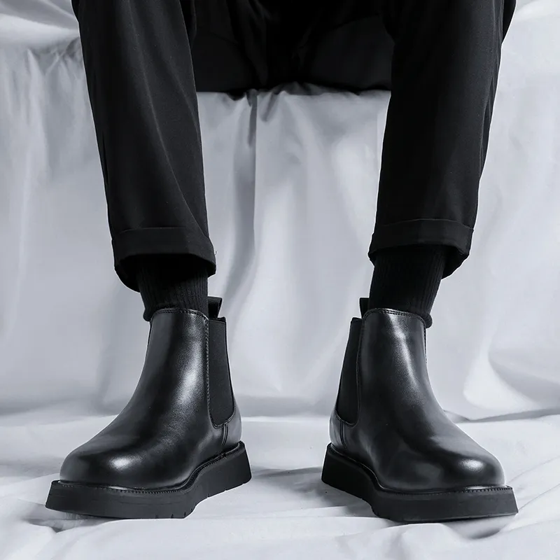 Take A Break Short Chelsea Boots 3.5cm Men's-9