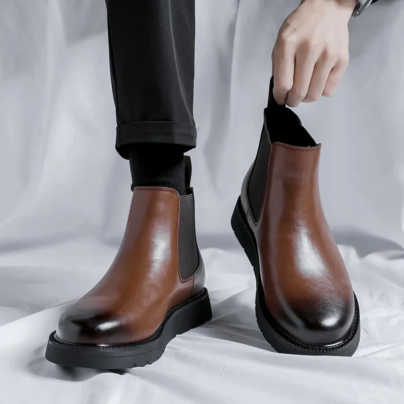 Take A Break Short Chelsea Boots 3.5cm Men's-16