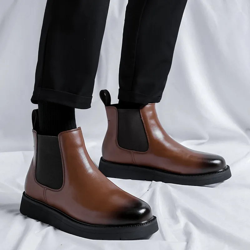 Take A Break Short Chelsea Boots 3.5cm Men's-19
