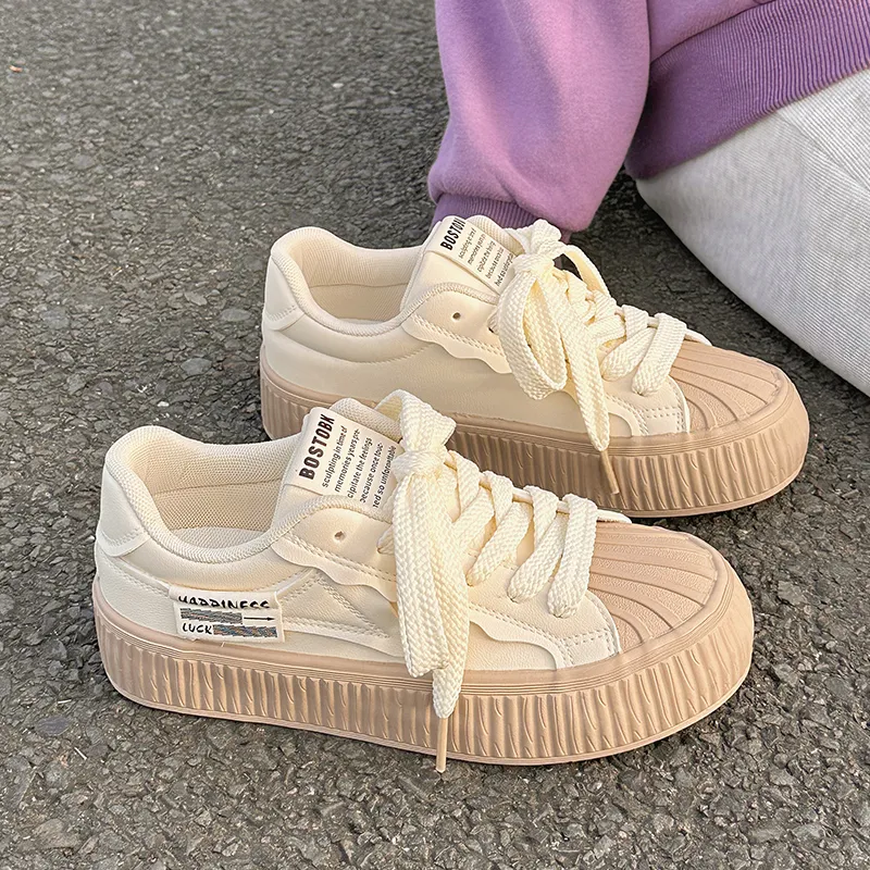 SNXR Anti-Slip And Wear-Resistant Breathable Low-Top Skateboard Shoes Women's-21